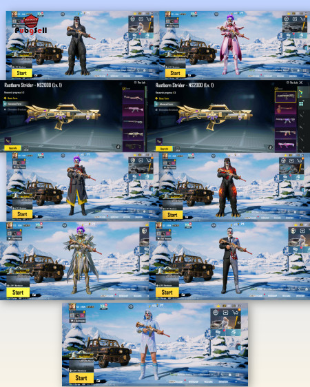 خرید و فروش اکانت پابجی موبایل